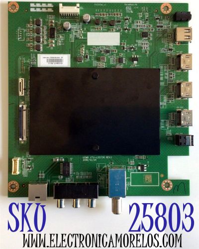 MAIN PARA TV TOSHIBA 4K UHD SMART TV / NUMERO DE PARTE 631V0Q00170 / VTV-L55736 / VTV-L55736 REV:1 / 631V0Q00170 REV:C2 / UCM8 VTV-L55736 REV:1 / MODELO 43LF621U21