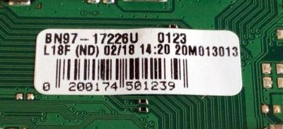 MAIN ORIGINAL PARA TV SAMSUNG 4K UHD HDR SMART TV / NUMERO DE PARTE BN94-16093Q / BN41-02756D / BN97-17226U / BN9416093Q / PANEL CY-BT043HGCV3H / DISPLAY PT430GT01-1 VER.1.0 / MODELO UN43TU8000 / UN43TU8000FXZA / UN43TU8000FXZA XB25 - Imagen 3