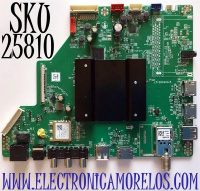 MAIN PARA TV RCA NUMERO DE PARTE TV34110141 / LT-2874V6.0 / HX20WTV-320ZJ / JR45R3HA7L / GK-HXTV65 / LT-2874V6.0 / MODELO RWOSU6547-B