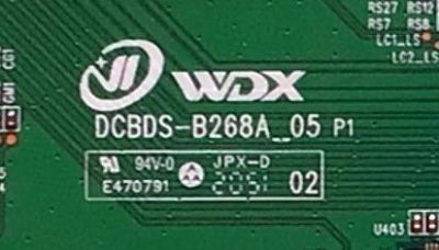 T-CON PARA TV RCA NUMERO DE PARTE HV650QUB-F90 / 4511 09D5 0BB  / G210305 / MODELO RWOSU6547-B - Imagen 3