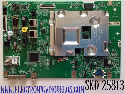 MAIN PARA TV LG NUMERO DE PARTE EBT66572601 / EAX69082501 / 0LEBT000-00BP / RU0N94A09M / NC750DQE-ABGR3 / MODELO 75UT640S0UA.BUSGLKR