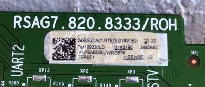 MAIN PARA TV HISENSE NUMERO DE PARTE 246062 / RSAG7.820.8333/ROH / 3TE75G1921E2 / 246065 / TM1993360LD / G192190 / HU75A6506UWR / PANEL HD750S3U71-L3B2/S0/GM/ROH / MODELO 75R6E1 - Imagen 2