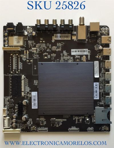 MAIN PARA TV ELEMENT NUMERO DE PARTE 103200014 / CV938H-B / 7.D938HB32000.00A9 / 76J09231707DA0141 / MODELO EL4KAMZ5517T