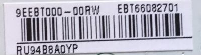 MAIN PARA TV LG NUMERO DE PARTE EBT66082701 / EAX68785003 / 9EEBT000-00RW / RU94B8A0YP / PANEL NC860DQF-SLUR3 / MODELO 86UN8570AUD.BUSWLJR - Imagen 2