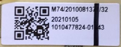 FUENTE DE PODER PARA TV JVC ORIGINAL / NUMERO DE PARTE 514C5006M74 / TV5006-ZC02-02 / E021M431-I2 / E021M431-12 / E168066 / PANEL CC500PV7D VER.03 / MODELO LT-50MAW705 - Imagen 2