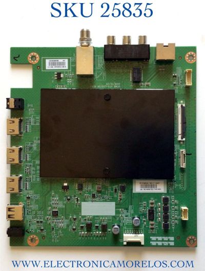 MAIN PARA TV TOSHIBA NUMERO DE PARTE 691V0Q002A0 / VTV-L55736 REV:1 / 631V0Q002A0 / PANEL K500WDCRA-UI350A5 / DISPLAY CV500U2-T01 / MODELO 50LF621U21