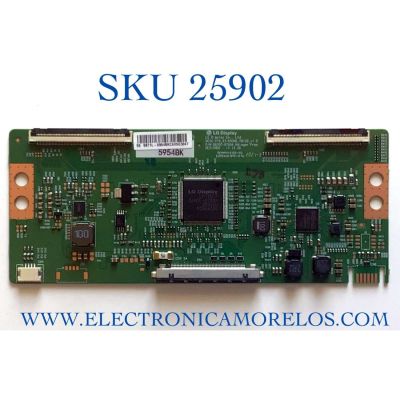 T-CON PARA TV PHILIPS 4K UHD (ANDROID) SMART TV / NUMERO DE PARTE 6871L-5954B / 6870C-0769A / V18_43-65UHD_TM120_V1.0 / 5954B / PANEL UCDR8XT / MODELO 55PFL5604/F7 / 55PFL5604/F7 A