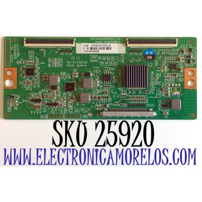 T-CON PARA TV ONN / NUMERO DE PARTE TA430UHDVN03 / N4TA430UHDVN03.0_A0 / T430QVN03.0 / 900015730 / 957B89 / PANEL T430QVN03.0 / MODELO ONA43UB19E04