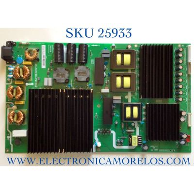 FUENTE PARA TV TCL NUMERO DE PARTE 08-P602W0L-PW200AA / 40-P602WD-PWC2LG / PANEL LVU850NDEL AD9W03 / MODELO 85S435