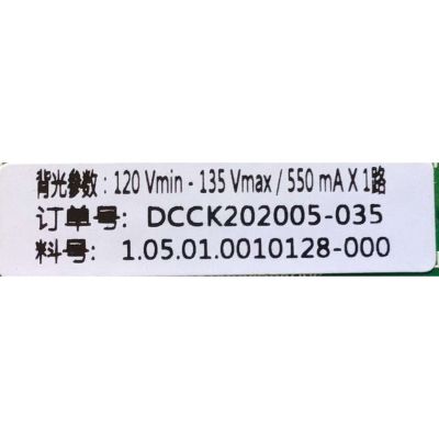 MAIN FUENTE (COMBO) PARA TV SCEPTRE 4K UHD / NUMERO DE PARTE DCCK202005-035 / TP.MS3458.PC757 / Z20061315 / 1.05.01.0010128-000 / PANEL DXCV500U2-T01-V01 / CV500U2-T01-V01  / MODELO W50 / W50 U515CV-UMR - Imagen 2