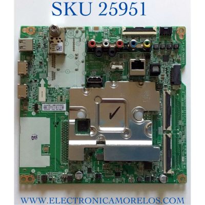 MAIN PARA TV LG 4K HDR SMART TV / NUMERO DE PARTE EBU65202201 / 65202201 / 88789306 / EAX68253605 / EBR88789306 / EAX68253605(1.1) / PANEL NC430DGG-ABGX1 / MODELO 43UM6910 / 43UM6910PUA / 43UM6910PUA.AUSGLJM