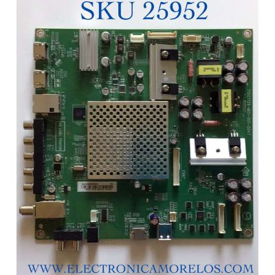 MAIN PARA TV VIZIO NUMERO DE PARTE XFCB02K028 / 715G7126-M01-001-004T / (X)XFCB02K028040X / PANEL TPT500J1-HVN07.U REV:S600E / MODELO E50-C1 