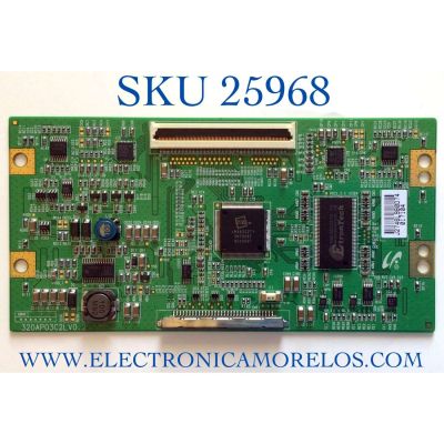 T-CON PARA TV SAMSUNG NUMERO DE PARTE LJ94-02746L / 320AP03C2LV0.2 / MODELO LN32B360C5DXZA