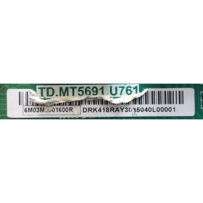 MAIN FUENTE PARA TV VIZIO NUMWERO DE PARTE 6M03M0004600R / TD.MT5691.U761 / A0003R00J / AP303507EK / PANEL V650DJ4-D03 RE.C1 / MODELO / V655-H19 LINIZCNW - Imagen 2