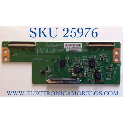 T-CON PARA TV LG NUMERO DE PARTE 6871L-3850N / 6870C-0532B / 3850NJ / PANEL NC490DUE-AAFX1 / MODELO 49LT340CX0UB.BUSYLJM
