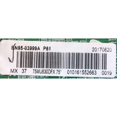 T-CON PARA TV SAMSUNG NUMERO DE PARTE BN95-03999A / BN41-02579A / BN97-12670A / PANEL CY-GM075FGNV2H / MODELO UN75MU630DFXZA FA01 / UN75MU8000FXZA DD04 - Imagen 2