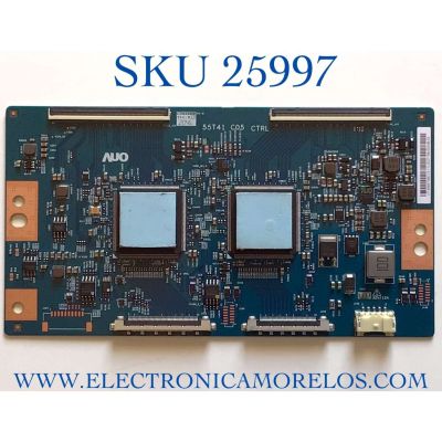 T-CON PARA TV SONY / NUMERO DE PARTE 5565T59C13 / 55.65T59.C13 / 55T41 C05 CTRL / PANEL YDAF065DNU01 / MODELO XBR-65X950H / XBR65X950H