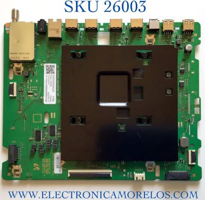 MAIN PARA SMART TVSAMSUNG 4K  RESOLUCIÓN (3840 x 2160) / NUMERO DE PARTE BN94-16852B / BN41-02855A / BN97-18210G / PANEL CY-TA065FLAV1H / DISPLAY BN96-52616A / T650QVN08.J / MODELO QN65QN90AAFXZA / QN65QN90AAFXZA CA01