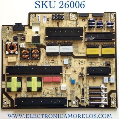 FUENTE PARA TV SAMSUNG NUMERO DE PARTE BN44-01115C / L65SA9NA_ADY / BN4401115C / PANEL CY-TA065FLAV1H / MODELO QN65QN90AAFXZA CA01