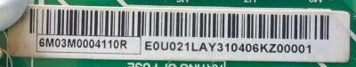 MAIN FUENTE (COMBO) PARA TV VIZIO HD SMART TV / NUMERO DE PARTE 6M03M0004110R / 6M03A0004Q00J / TP.MT5581.PB761 / 191E24526C / E248237 / PANEL V400HJ9-D03 REV.C1 / MODELO D40F-G9 / D40F-G9 LIAIXT / D40F-G9 LIAIXTLX - Imagen 2
