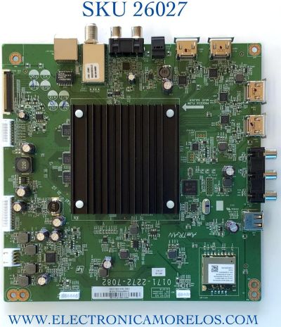 MAIN PARA TV VIZIO QUANTUM 4K UHD HDR / NUMERO DE PARTE 3655-1682-0150 / 0171-2272-7084 / 3655-1682-0395 / MODELO M557-G0 / M557-G0 LAFAQC / M557-G0 LAFAQCMV