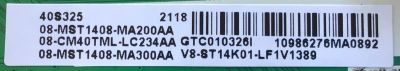 MAIN PARA TV TCL NUMERO DE PARTE 08-CM40TML-LC234AA / 40-MS14FA-MAA2HG / 08-MST1408-MA200AA / 08-MST1408-MA300AA / PANEL LVF395NDEL / DISPLAY V400HJ6-PE1 REV.C3 / MODELO 40S325 - Imagen 2
