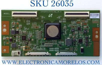 T-CON PARA TV SONY NUMERO DE PARTE LJ94-34697C / 15Y2FU13TSTLTG2_V0.0 / 34697C / PANEL SYV5543 / MODELO  XBR-55X810C