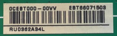 MAIN PARA TV LG NUMERO DE PARTE EBT66071503 / EAX68253605 / PANEL NC550EQG-ABHH1 MODELO 55SM8100AUA.BUSGL0R / 55SM8100AUA - Imagen 2