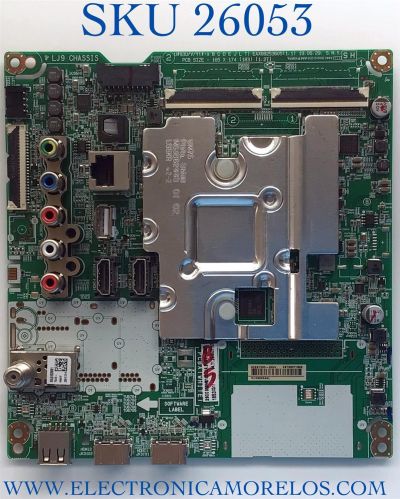 MAIN PARA TV LG NUMERO DE PARTE EBT66071503 / EAX68253605 / PANEL NC550EQG-ABHH1 MODELO 55SM8100AUA.BUSGL0R / 55SM8100AUA