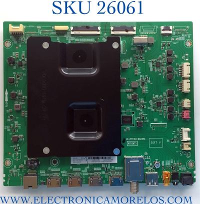 MAIN PARA TV TCL NUMERO DE PARTE 30800-000017 / 40-RT73M1-MAD2HG / V8-RT73K01-LF1V1050-V9 / PANEL LVU550NDHL / MODELO 55R635 / 65R635