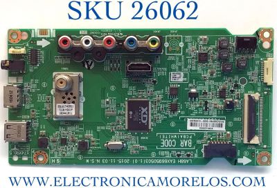 MAIN PARA TV LG NUMERO DE PARTE EBU63575144 / EAX66950503 / 66EBU010-003Q / PANEL NC400DUE / MODELO 40LH5300-UA.BUSJLJM / 40LH5300-UA