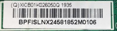 MAIN PARA TV NEC NUMERO DE PARTE XICB01K026 / 715G9663-M01-000-005K / (Q)XICB01K026050Q / TPT500U1-QVN03.U REV:S5B0AG / MODELO E507Q - Imagen 2