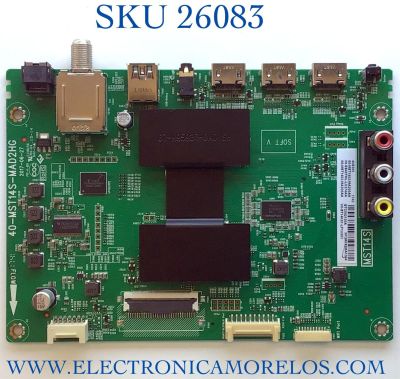 MAIN PARA TV TCL NUMERO DE PARTE 08-SS40TML-LC274AA / 40-MST14S-MAD2HG / 08-MST1402-LC274AA / 08-MST1402-MA300AA / PANEL LVF400ND1L / MODELO 40S305