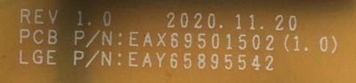 FUENTE DE PODER PARA TV LG / NUMERO DE PARTE 65895542 / EAY65895542 / LG75NT-21U1 / EAX69501502 / 3PCR02832B / MODELO 75NANO75UPA / 75UP7300PUC / 75UQ7070ZUD / 75UQ8000AUB / 75UQ9000PUD / 75UQ9050PSC / 75UQ8050PSB / 75UR8000AUA / 75UR8750PSA / 75UT7000PUA - Imagen 3