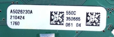 MAIN PARA TV SONY BRAVIA 4K·UHD·HDR / NUMERO DE PARTE A5026230A 550 / 1-010-522-31 / A-5026-230-A 550 / 101052231 / PANEL LE770AQP (AP)(A1) / MODELO XR-77A80J / XR77A80J - Imagen 2