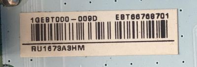 MAIN PARA TV LG 4K·UHD·HDR SMART TV / NUMERO DE PARTE EBT66768701 / EAX69109605 / 66768701 / EAX69109605(1.0) / PANEL NC750DQH-ABHR1 / DISPLAY HV750QUB-M7D / MODELO 75UN9070AUD / 75UN9070AUD.BUSFLKR - Imagen 2