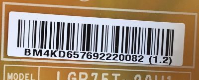FUENTE DE PODER PARA TV LG / NUMERO DE PARTE EAY65769222 / EAX69063802 / LGP75T-20U1 / EPCD21CA1B / 3PCR02658P / MODELOS 75UN9070AUD / 75UN9070AUD.BUSFLKR / 75UP7070PUD / 75UP7070PUD.BUSFLKR / 75UN6955ZUD / 75UN6955ZUD.BUSNLKR / 75UN6955ZUD.BUSNLKR - Imagen 3