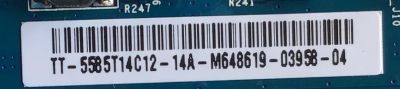 T-CON PARA TV SONY NUMERO DE PARTE 5585T14C12 / 85T14 C07 CTRL / PANEL YDBO085DNU11 / DISPLAY T850QVN03.G / MODELOS KD-85X91CJ / KD85X91CJ / KD-85X91J / KD8591J - Imagen 2