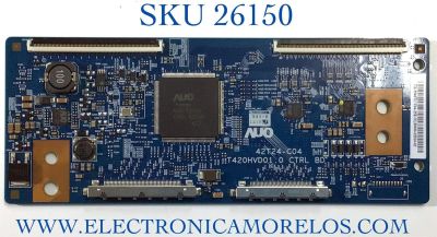 T-CON PARA TV INSIGNIA NUMERO DE PARTE 55.46T17.C04 / T420HVD01.0 / 42T24-C04 / 5546T17C04 / PANEL T460HVN03.1 / MODELO NS-46E480A13