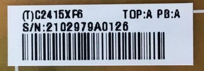 FUENTE PARA TV INSIGNIA NUMERO DE PARTE C2415XF6 / 715G5173-P02-W21-002M / (T)C2415XF6 / PANEL T460HVN03.1 / MODELO NS-46E480A13 - Imagen 2
