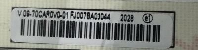 FUENTE PARA TV VIZIO NUMERO DE PARTE 09-70CAR0V0-01 / 1P-1181X00-1010 / E301791 / PANEL SD700DUA-5 / MODELO V705X-H3 LFTGC7AW / V705X-H3 - Imagen 2