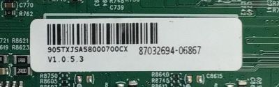 MAIN PARA TV VIZIO NUMERO DE PARTE 905TXJSA58000700CX / 715GA874-M0C-B00-004K / 87032694-06867 / PANEL TPT580B5-U1T01.D REV:01AN / MODELO V585-H11 LTCHZILW / V585-H11 - Imagen 2