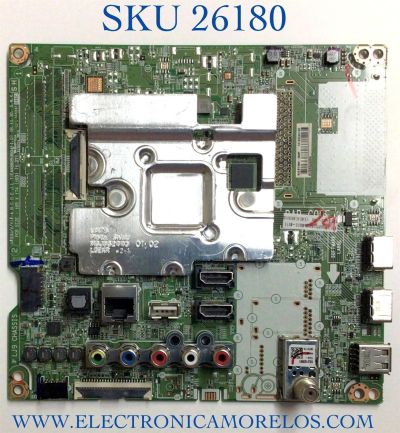 MAIN PARA TV LG NUMERO DE PARTE EBT66090102 / EAX68253604 / 9JEBT000-003P / RU9954A394 / PANEL NC750DQE-ABGR3 / MODELO 75NANO80UNA.BUSVLKR / 75NANO80UNA