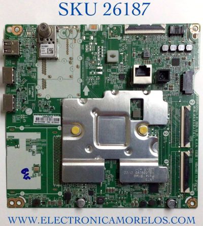 MAIN PARA TV LG 4K UHD HDR SMART TV / NUMERO DE PARTE EBR33187102 / EAX69532504 / EAX69532504(1.0) / 33187102 / PANEL LVU430BEDX E0018 / DISPLAY HV430QUB-F1D / HV430QUB-F7D / MODELO 43UP7000PUA / 43UP7000PUA.CUSFLH