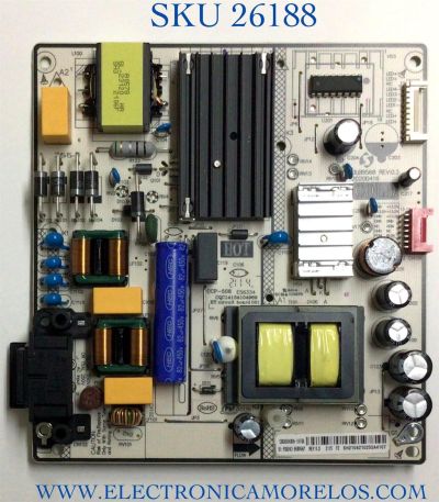 FUENTE DE PODER PARA TV LG NUMERO DE PARTE 81-PBE043-H4B06AP / DLBB568 / SHG6504B06-101HA / DLBB568 REV:0.3 / PANEL LVU430BEDX E0018 / MODELO 43UP7000PUA / 43UP7000PUA.CUSFLH