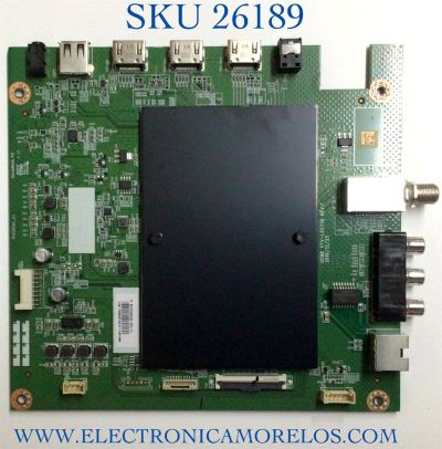 MAIN PARA TV TOSHIBA NUMERO DE PARTE 631V0Q00080 / VTV-L55736 REV:1 / PANEL K550WDCRA-UK350A7 / DISPLAY T550QVN05.7 / MODELO 55LF621U21