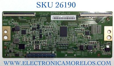 T-CON PARA TV SONY NUMERO DE PARTE 44-9771835OA / 47-6021448 / HV430QUBF1K / 44-97718350AT1B14L8391 / PANEL YSBM043CNO11 / MODELO KD-43X80J / KD43X80J
