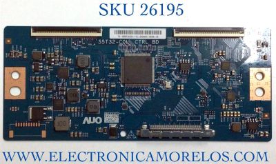 T-CON PARA TV INSIGNIA NUMERO DE PARTE 55.55T32.C28 / 5555T32C28 / 55T32-C0L CTRL BD / PANEL TPT550U1-QVN05.U REV:S57B1BC / DISPLAY T550QVN05.7 / MODELO NS-55F301NA22 / SB-V-55-4KHDR