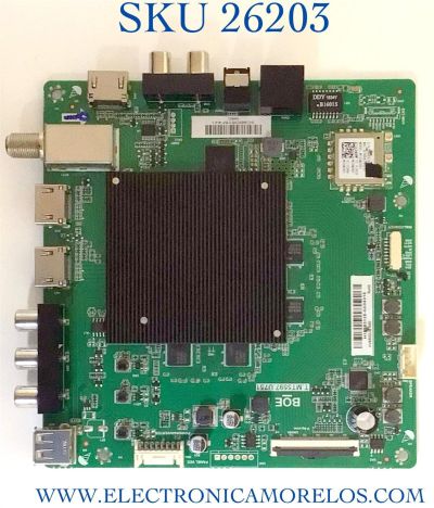 MAIN PARA TV VIZIO NUMERO DE PARTE 320045977111005 / T.MT5597.U751 / 3200550893 / H18093125-0A04318 / 3C9BD615F421 / PANEL BOEI650Q1_H / MODELO V655-H4 LBPFZZKW / V655-H4