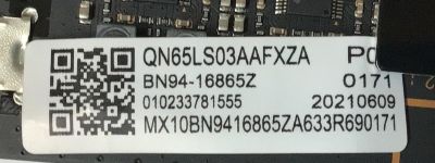 MAIN PARA TV SAMSUNG NUMERO DE PARTE  BN94-16865Z / BN97-18217C / BN9416865Z / PANEL CY-QA065FHLV1H / MODELO QN65LS03AAF / QN65LS03AAFXZA / QN65LS03AAFXZA FA02 - Imagen 2